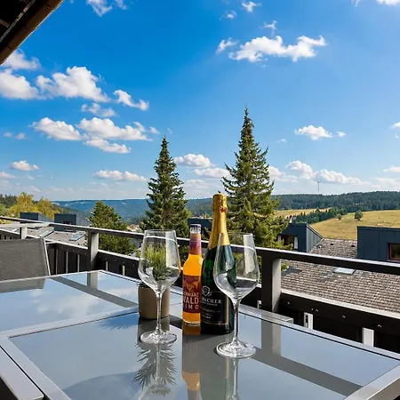 „schwarzwaldtraum - Maisonette Mit Zwei Terrassen & Panoramabalkon Im Schwarzwald アパート ショナッハ